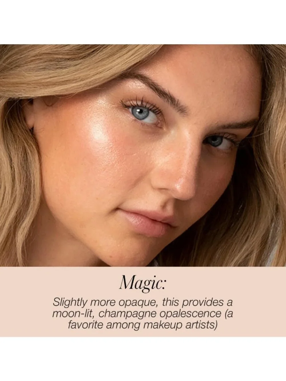 Natural Cream Highlighter for Face & Body - Hydrating Dewy Glow, Non-Glittery